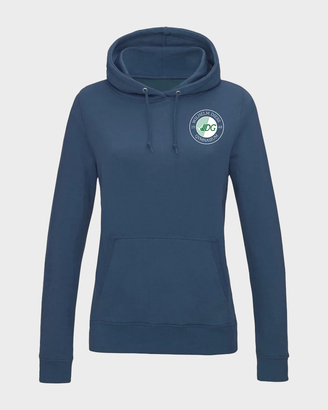 WDG Basic Frauen Hoodie Graublau