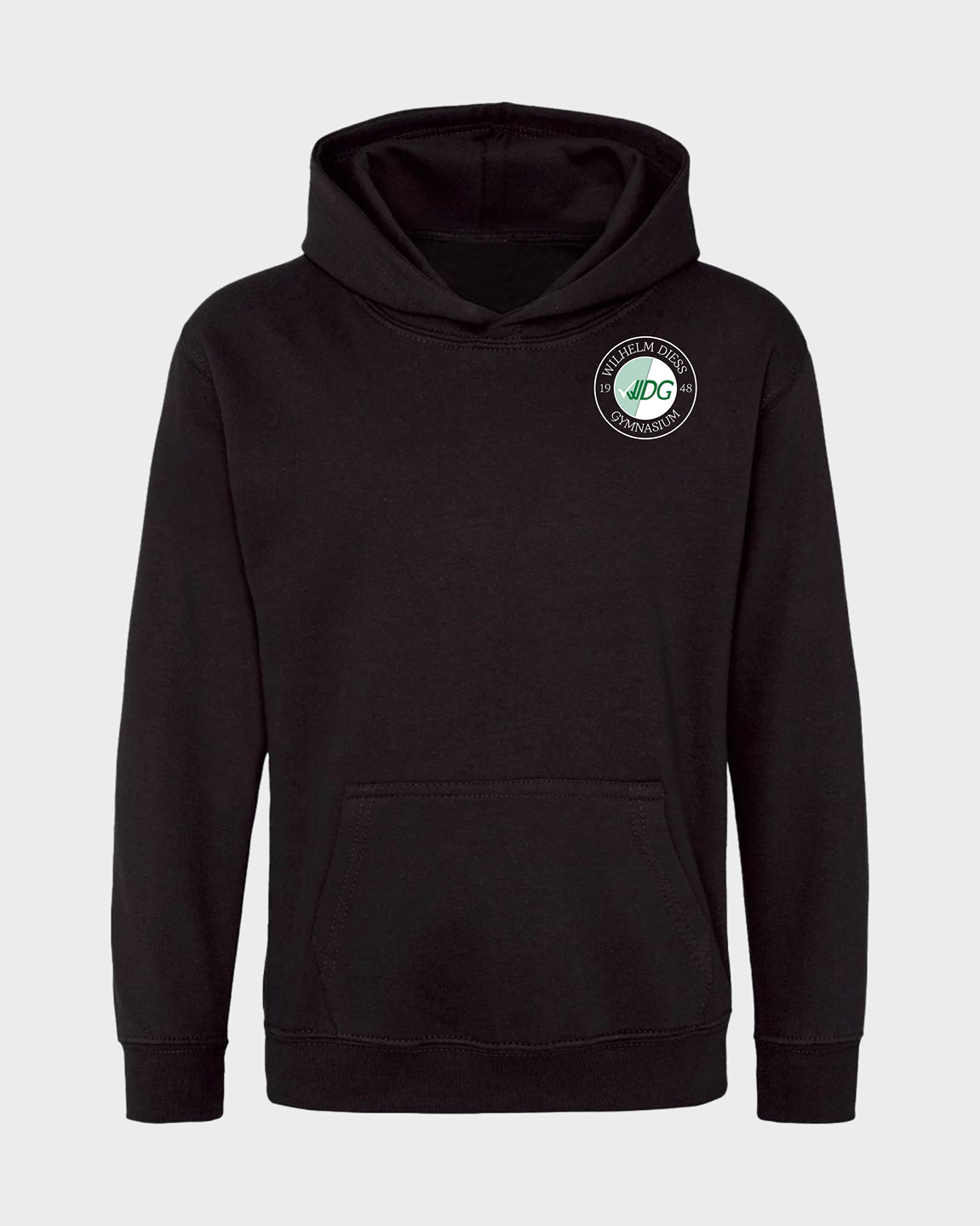 WDG Basic Kinder Hoodie schwarz