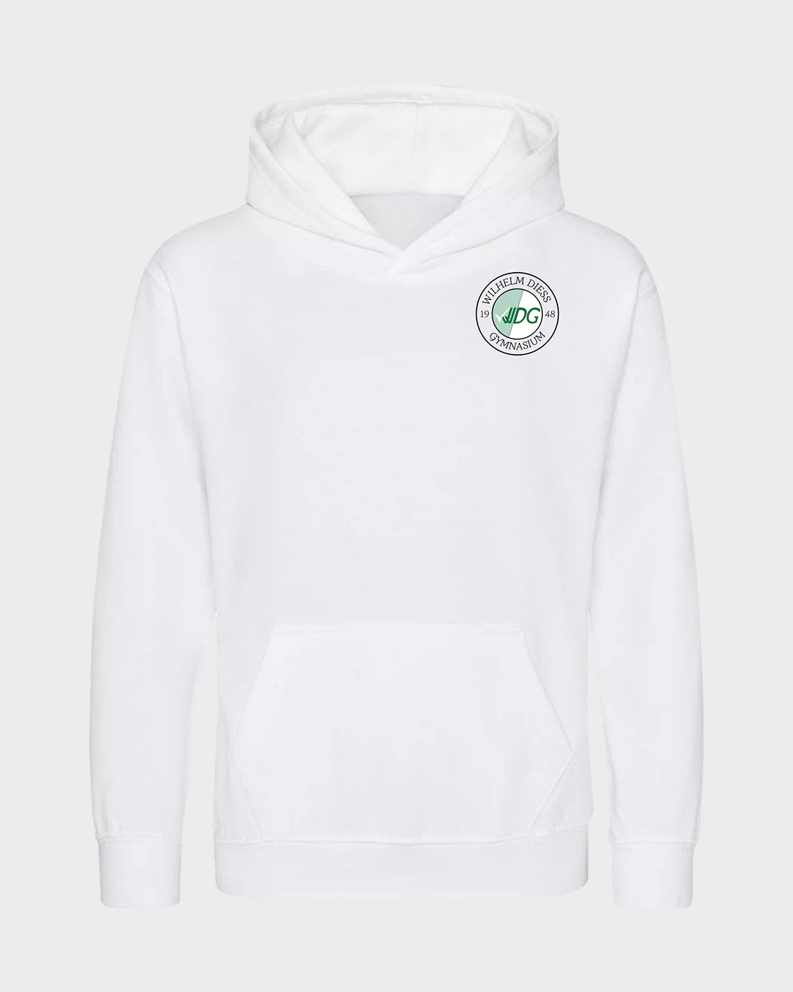 WDG Basic Kinder Hoodie weiß