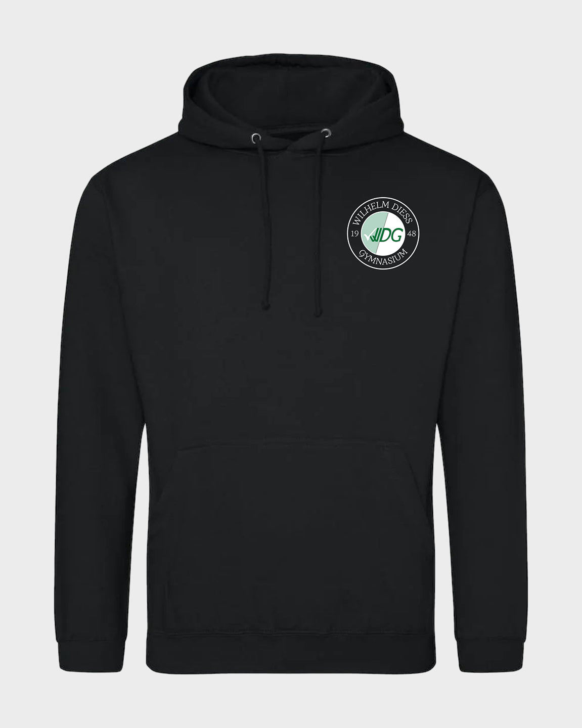 WDG Basic Männer Hoodie Schwarz