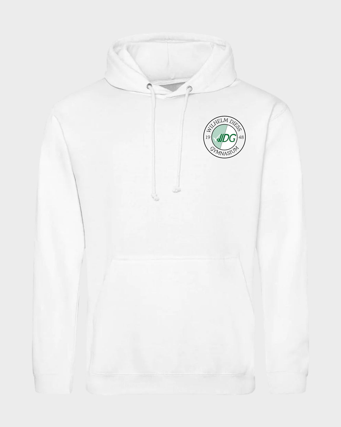 WDG Basic Männer Hoodie Weiß