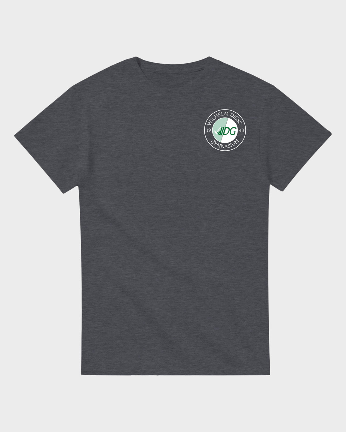 WDG Basic Männer T-Shirt Dunkelgrau meliert